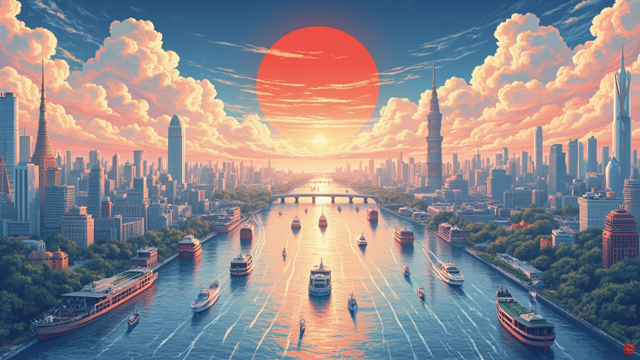 中韩友好关系图示