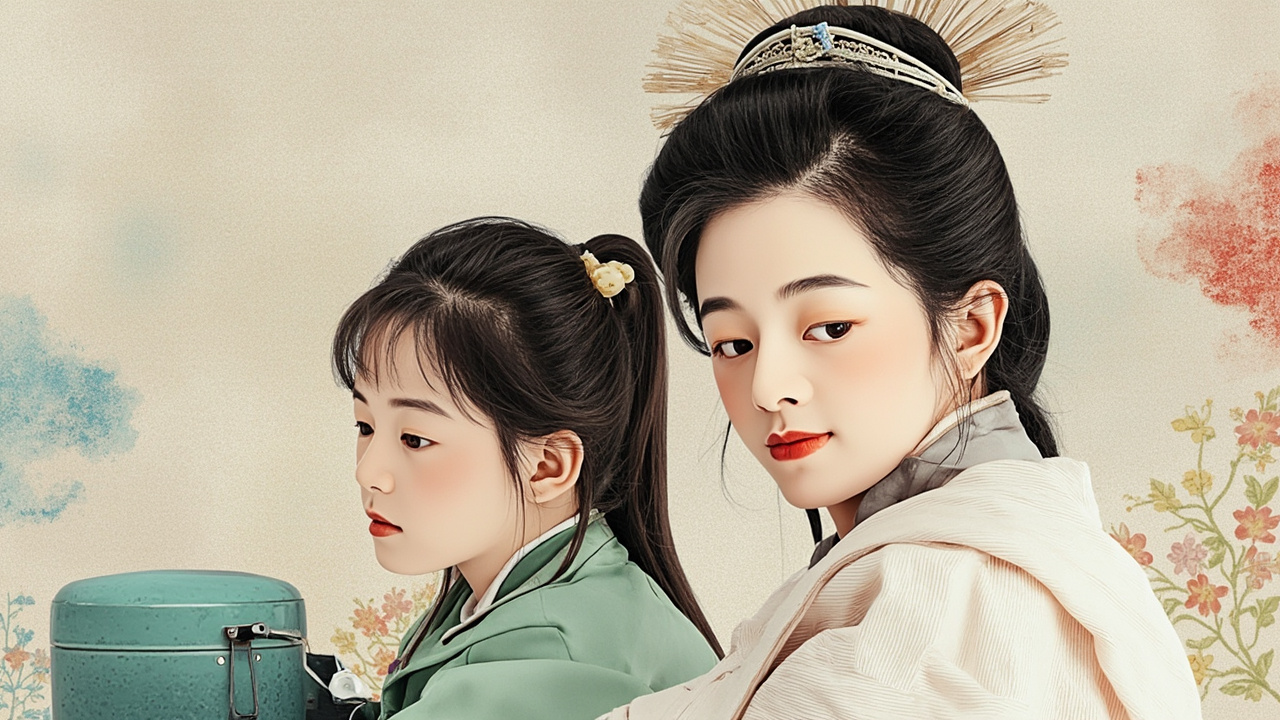 敬一丹不同时期公开影像拼图